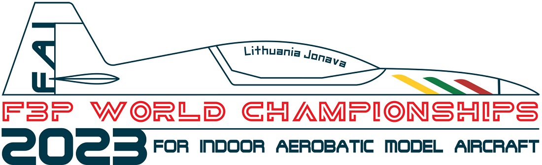 FAI aeromodelling F3P 2023 logo